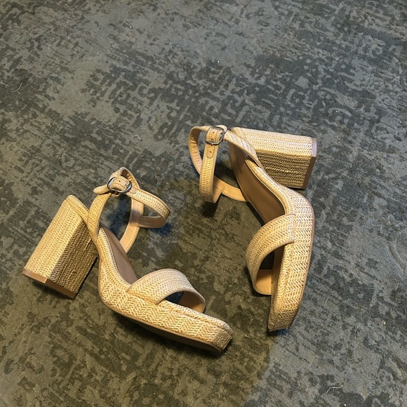 Torrid Raffia Platform Heels - Picture 2 of 3